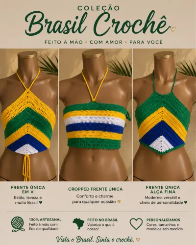 Vendo peças de croché