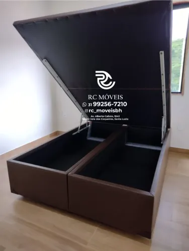 Cama Box Baú Queen 1.58x1.98 - Espaço Extra Promoção