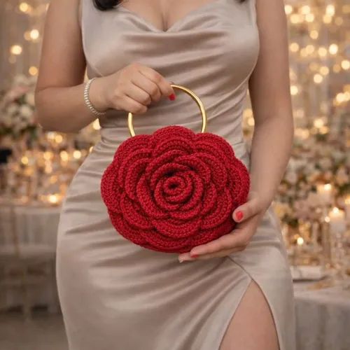 Bolsa em croche