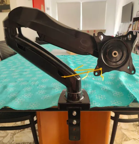 Suporte Monitor ELG de Pistão a gás (17" a 35")