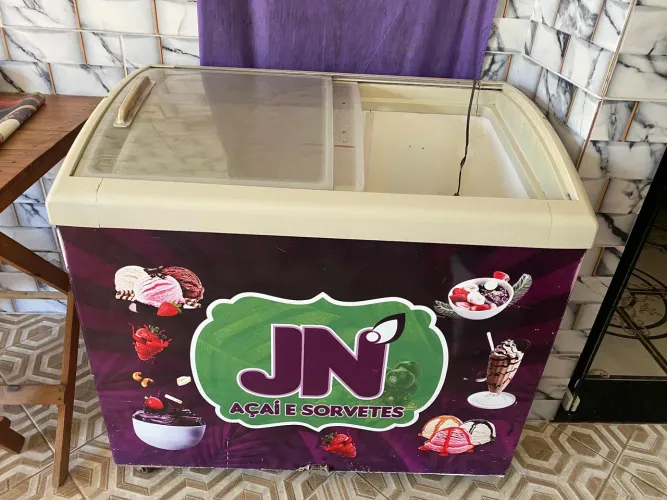 Freezer horizontal para açaí/sorvete