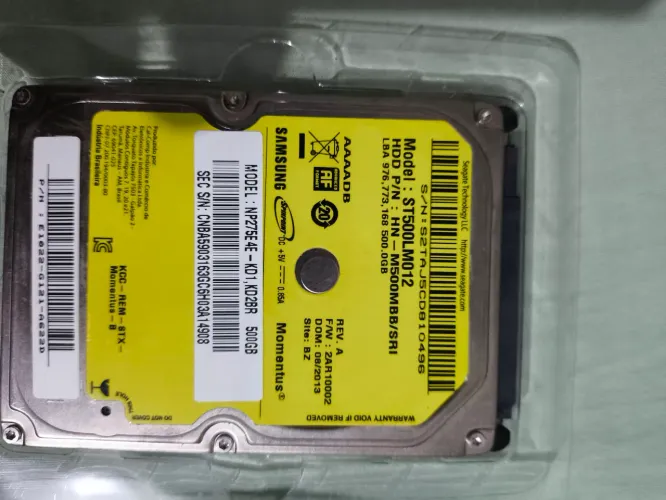 HD sata 500gb