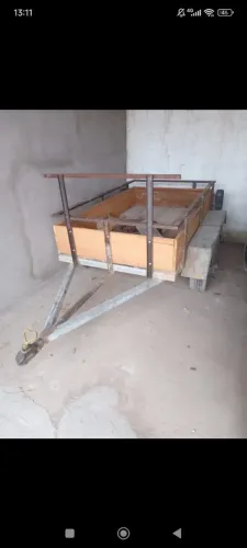 Reboque 2 eixos recém feito 