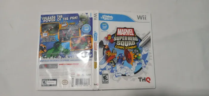 CD Wii Marvel Super Hero Sqiad Cômico Combat Nintendo