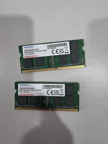 Memória RAM 32GB (2x16GB) DDR4 3200MHz Notebook ADATA SO-DIMM
