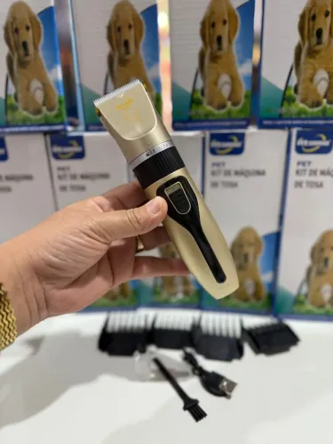 kit de máquina de tosa profissional da marca para cães e gatos