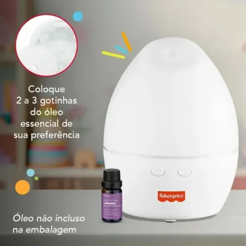 Aromatizador Difusor De Aromas Fisher Price Hc277 Cor Branco