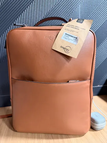 MOCHILA BOLSA IPLACE 100% couro