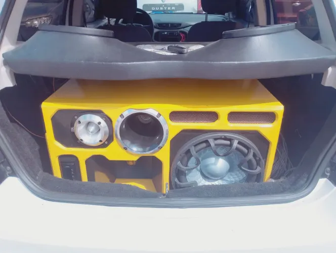 Caixa BOB/Som automotivo completa