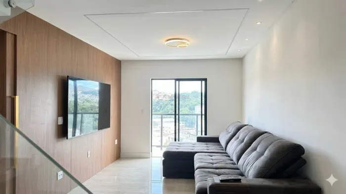 cobertura 3 quartos, 1 suite, 185m², Democrata, Juiz de Fora, Minas Gerais.