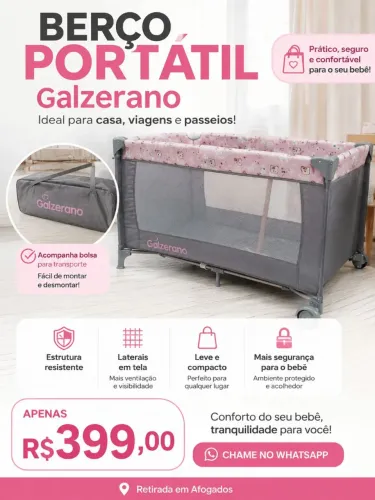 Berço portátil Galzerano