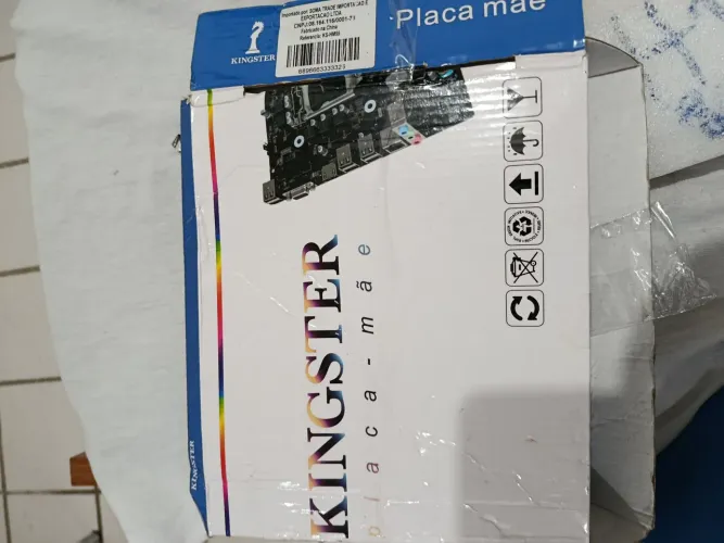 PLACA MÃE 1156 KINGSTON NUNCA USADA
