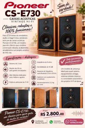 Caixas de som Pioneer