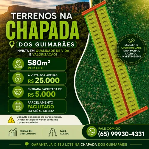 Terreno Chapada dos Guimarães-MT