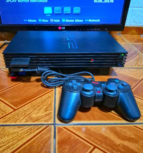 Playstation 2 modelo fat com vários jogos no pen-drive só pegar e joga