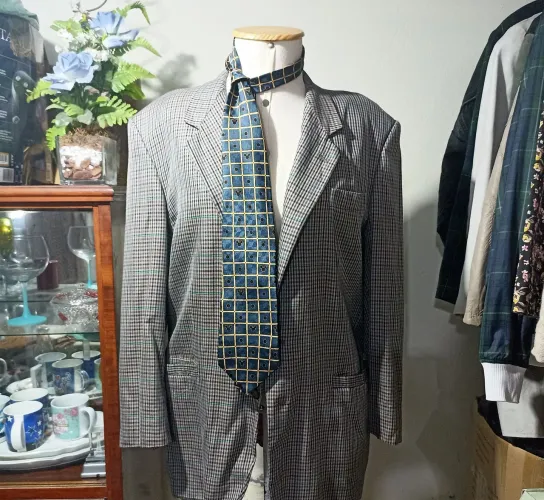 Blazer xadrez vintage 