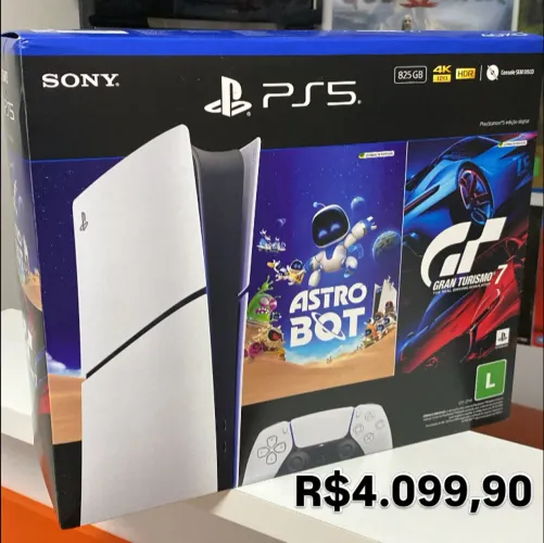 PS5 Slim Digital NOVO Lacrado