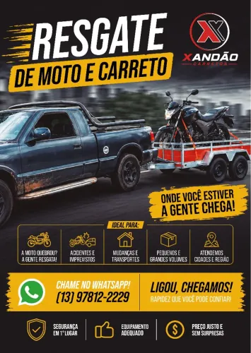 Resgate de Motos / Carretos / Mudancas