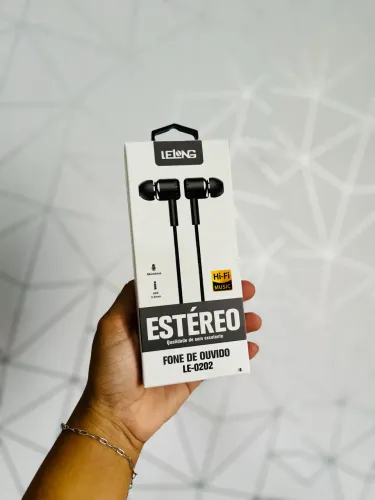 Fone de ouvido com microfone- ENTREGA A DOMICÍLIO 