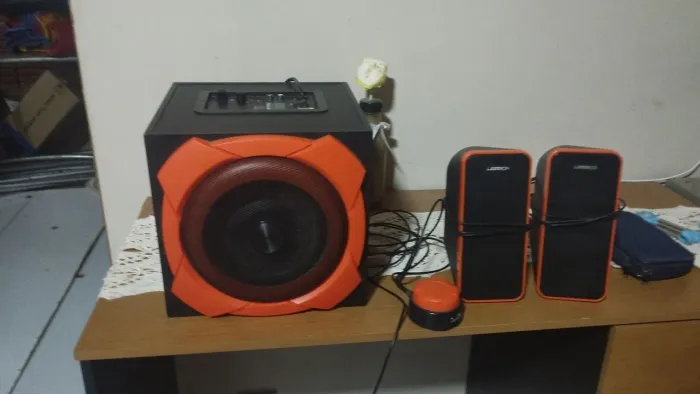 Caixa de Som Gamer Warrior Odysseus 2.1 50W RMS (SP266),