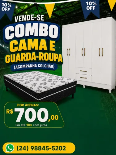 Vende-se cama e guarda roupa