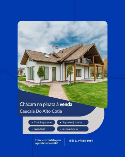 Chácara Modular com entrada flexível em Caucaia Do Alto