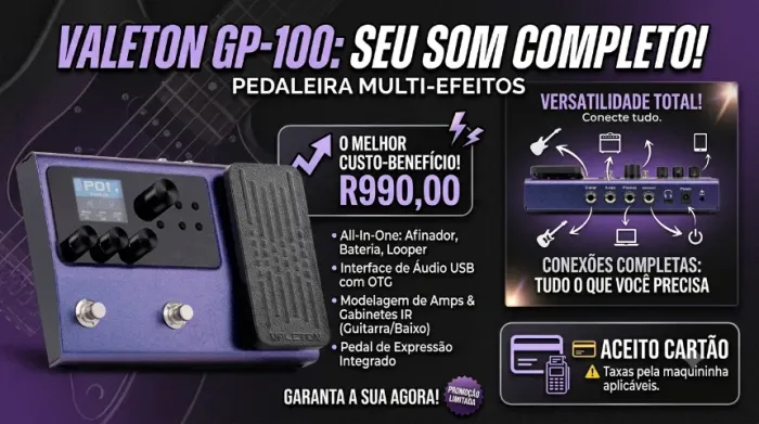 pedaleira valeton GP 100