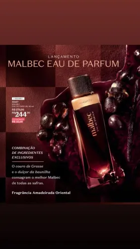 Malbec eau de parfum