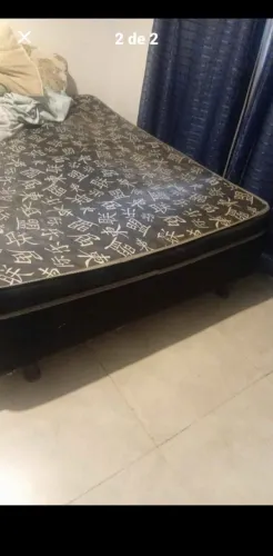 Cama box casal de molas