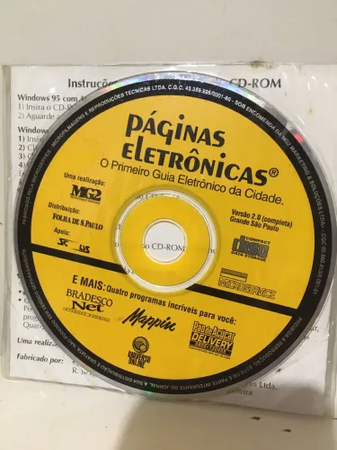 Cd - Rom Páginas Eletrônicas 