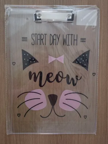 Prancheta acrílico Gato