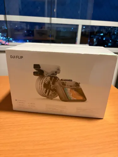 Drone DJI FLIP - controle com tela - NOVO - @gbstore071