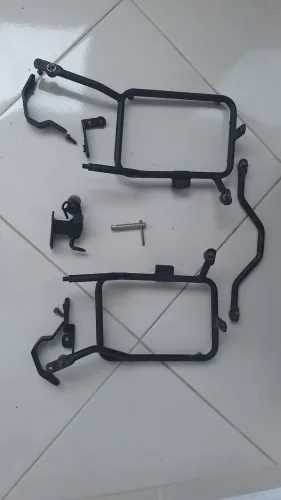 Suporte de baú lateral GIVI modelo PLR 4105, para moto Kawasaki versys 1000 até 2015
