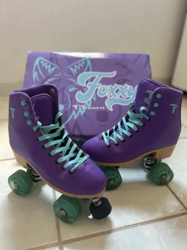 Patins Traxart Foxxy Roxo 38/39 (Calça 37/38)