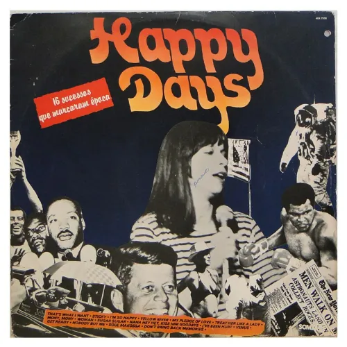 LP/Disco- Happy Days - 16 Sucessos que marcaram época