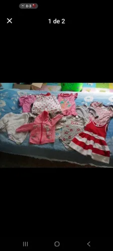Lote de roupinha bebê menina