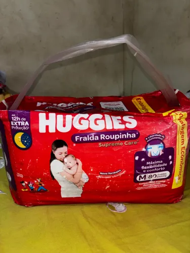 Fralda Huggies shortinho M, 80 unidades