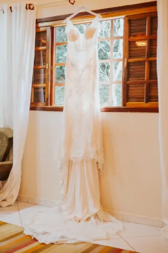 Vestido de noiva sereia - Casamarela Noivas