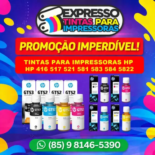 Tinta Impressora HP 581 582 583 584 585 586 E Outras. Fale Conosco. Fazemos Entregas.