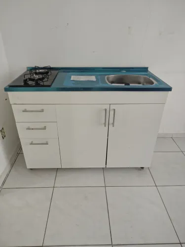 Banca Armário Cozinha Cooktop e Pia