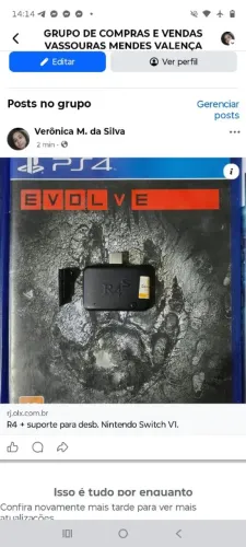 R4+ Suporte para desb. Nintendo Switch V1.