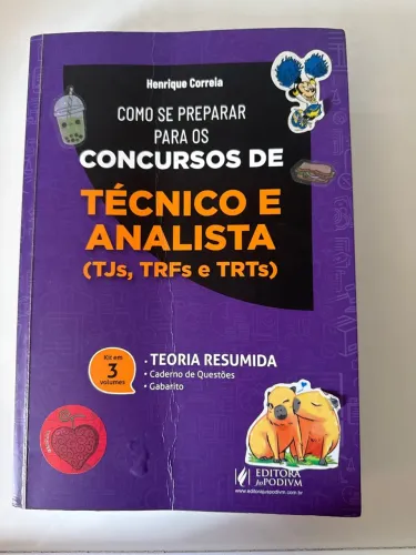 Livro de concursos para tribunais