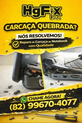 Reparo em notebook PCs e outros eletrônicos