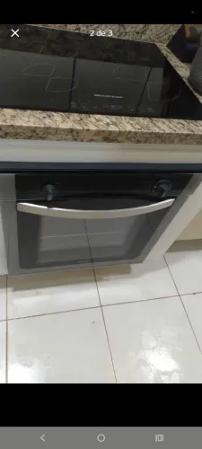Forno de Embutir e Cooktop Indução Elétrico