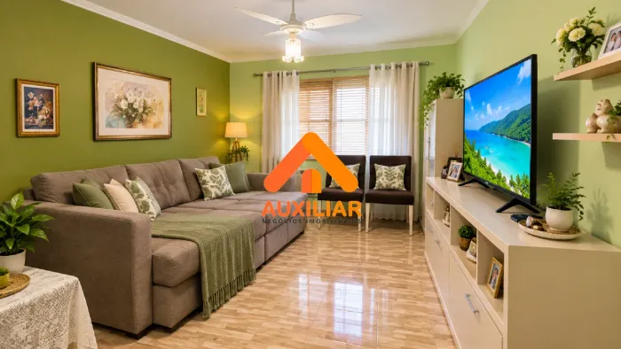 Apartamento à venda no Centro de São Vicente 2 dormitórios próx ao Brisamar Shopping