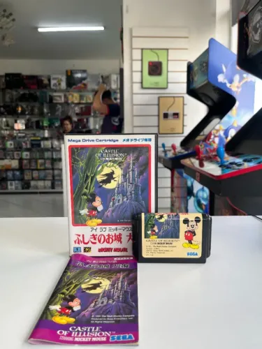 JOGO CASTLE OF ILLUSION (JPN) SEMINOVO - MEGA DRIVE
