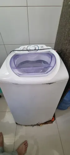 Máquina Consul 8,5kg funciona, porem tem muita ferrugem