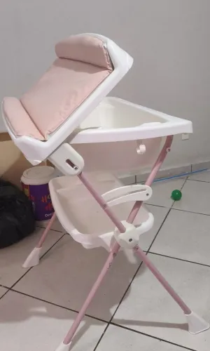 Banheira para bebê com trocador 