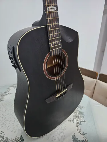 Violão Eletroacústico Strinberg SD201 Metal Cutaway Dreadnought Tobacco