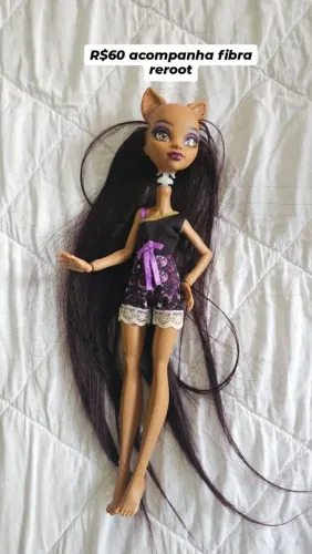 Clawdeen woolf buried secrets com fibra de reroot monster high